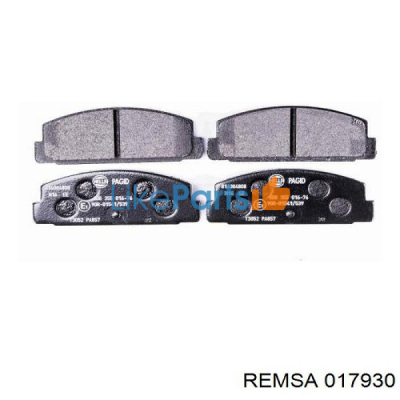 Колодки задние Mazda 6 (2002-2012) Remsa