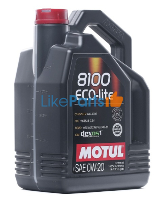 Моторное масло Motul 8100 EСO-lite 0W-20 5л