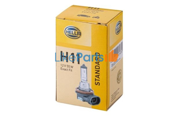 Лампа фары H11 Hella