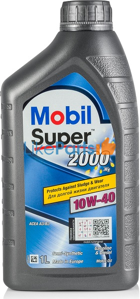Масло моторное Mobil Super 2000 10W40 (1л)