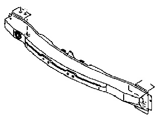 Усилитель переднего бампера Mazda CX-7 (2006-2009) Api