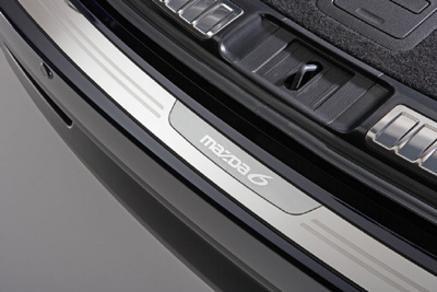 Накладка на задний бампер Mazda 6 (2007-2012)