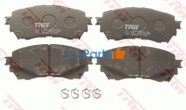 Колодки передние Mazda 6 (2012-по н.в.) TRW