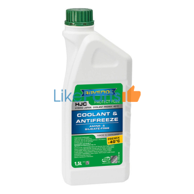Антифриз Mazda FL22 Ravenol HJC Hybrid Japanese Coolant Premix 1.5 литра