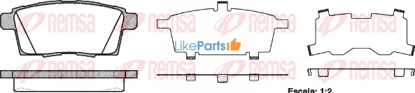 Колодки задние Mazda CX-9 (2007-2017) Remsa